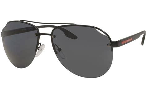 Prada Linea Rossa PS 52VS 61 Polarized Grey & Matte Black 